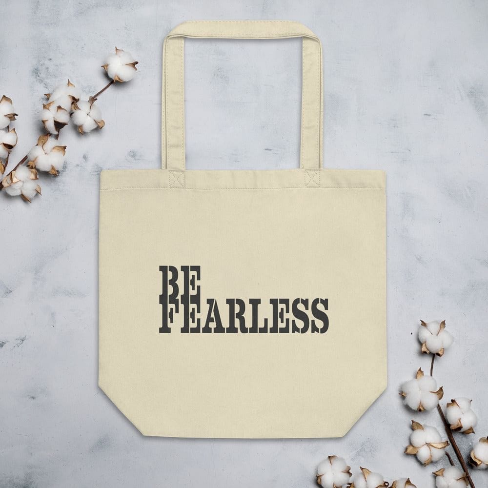 Be Fearless Minimalist Eco Tote Shopper Bag Bags - Shopping bags A Moment Of Now Women’s Boutique Clothing Online Lifestyle Store
