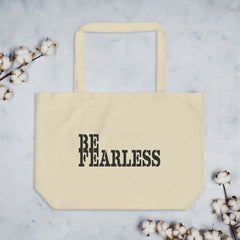Shop Be Fearless Minimalist Large Organic Tote Bag, Bags - Shopping bags, USA Boutique