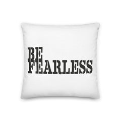 Be Fearless Minimalist Premium Decorative Throw Accent Pillow Cushion Pillow A Moment Of Now Women’s Boutique Clothing Online Lifestyle Store
