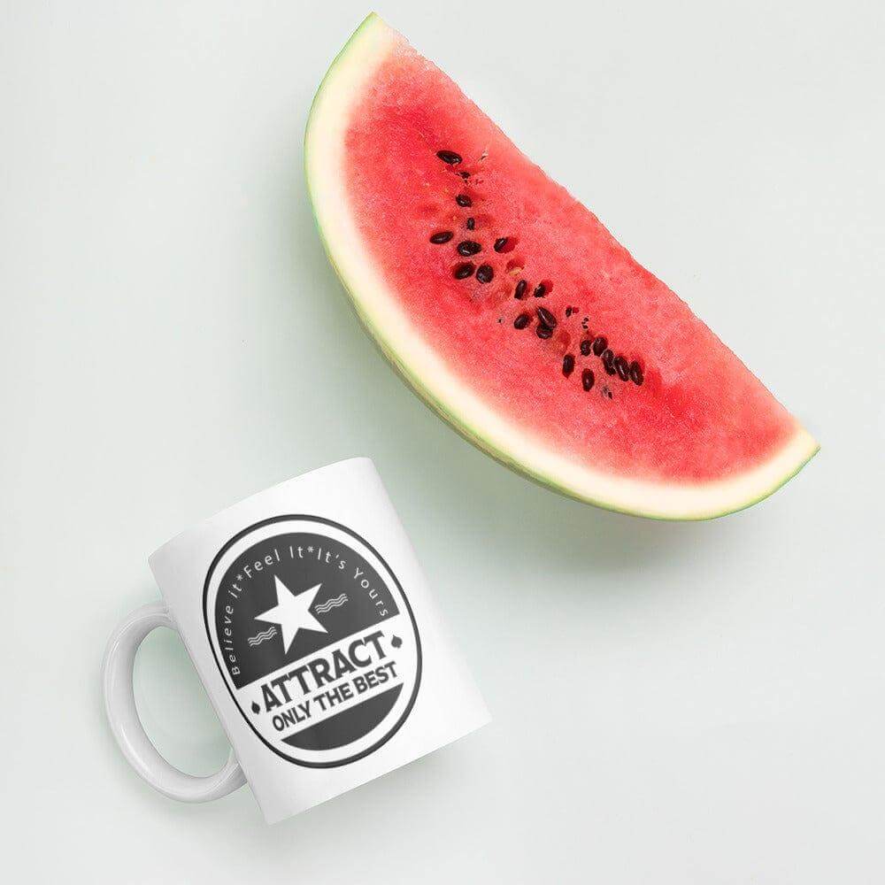 Believe it. Feel it. It's Yours. The Law Of Attraction Manifest Techniques Quote White Glossy Coffee Tea Cup Mug, Mugs, $ 17.00, A Moment Of Now™