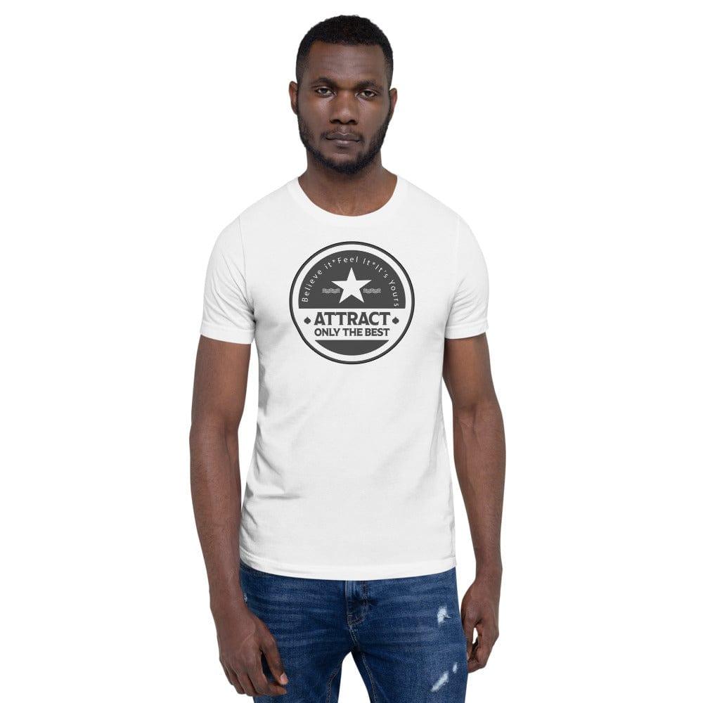 Believe it. Feel it. It's Yours. The Law Of Attraction Short-Sleeve Unisex T-Shirt, Tees, $ 42.50, A Moment Of Now™