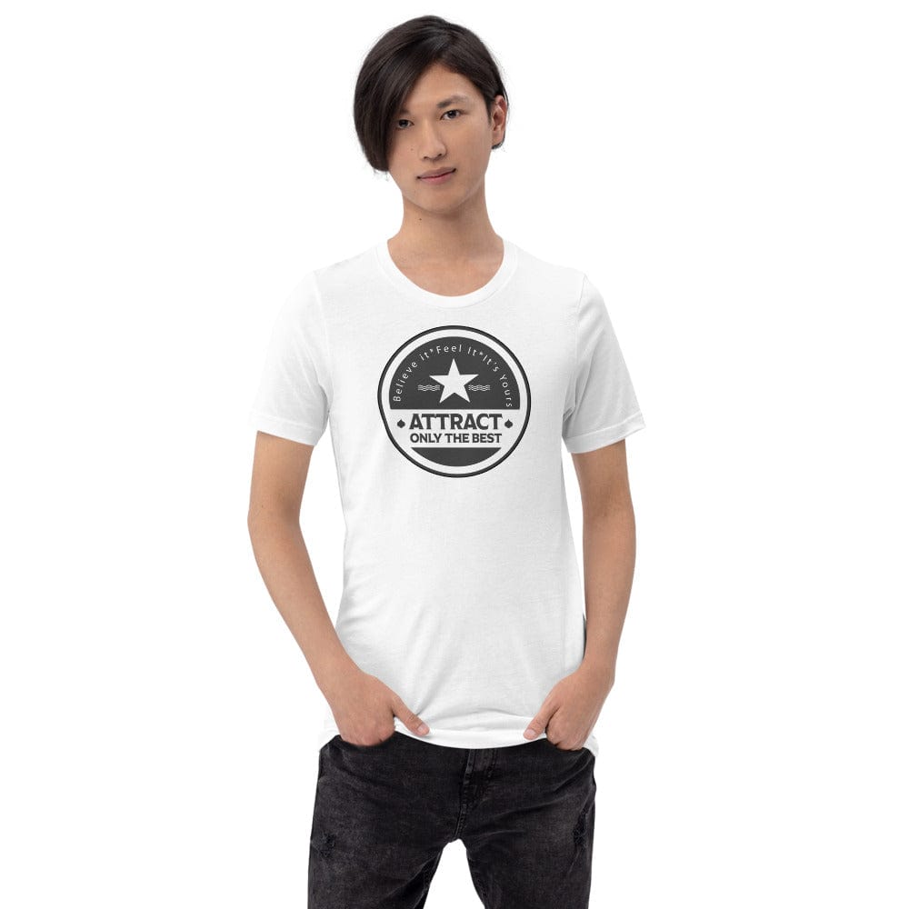 Shop Believe it. Feel it. It's Yours. The Law Of Attraction Short-Sleeve Unisex T-Shirt, Tees, USA Boutique