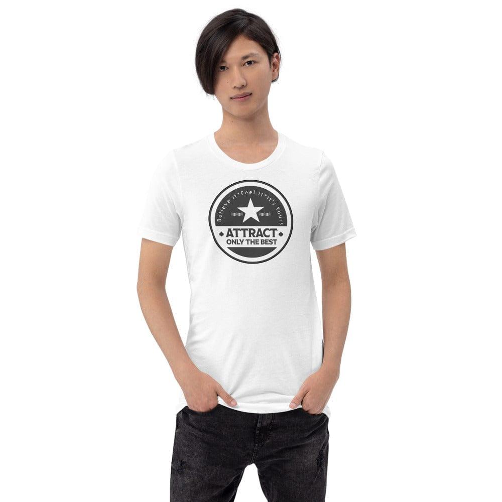 Believe it. Feel it. It's Yours. The Law Of Attraction Short-Sleeve Unisex T-Shirt, Tees, $ 42.50, A Moment Of Now™