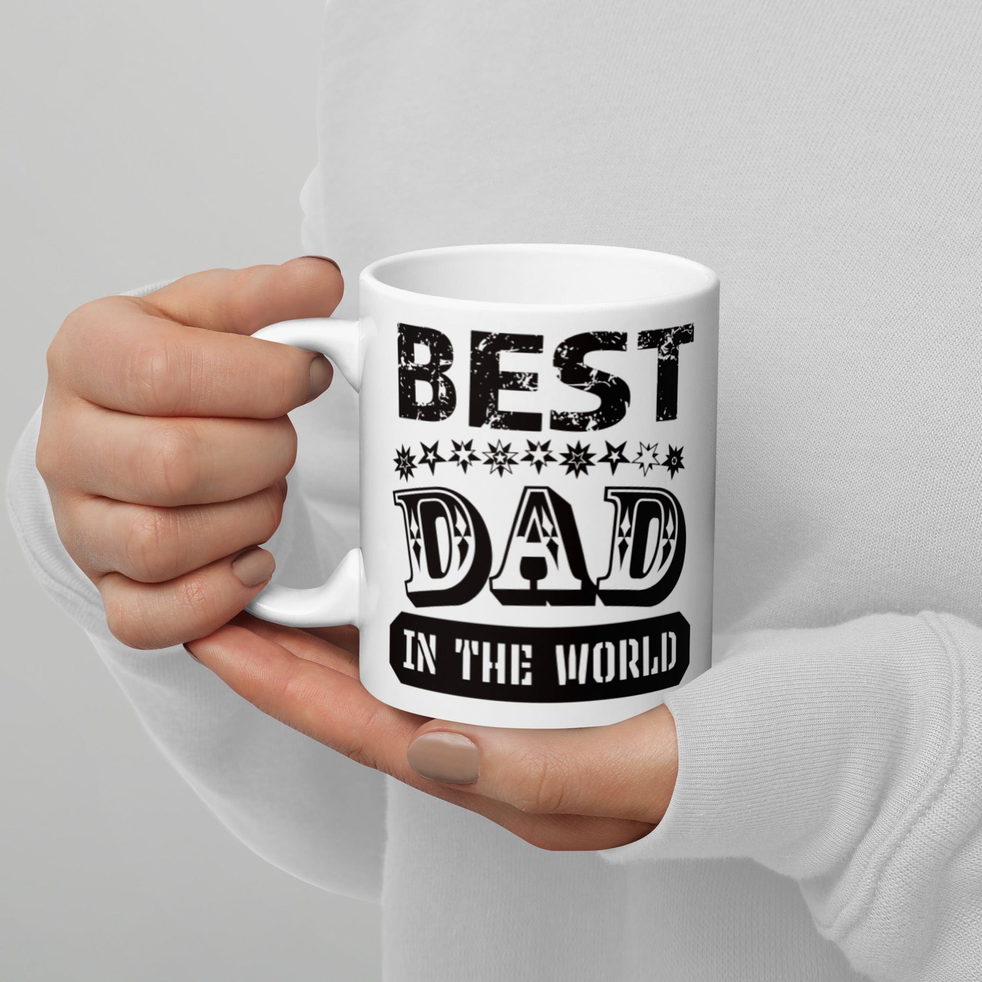 Shop Best Dad In The World Father's Day Gift Ideas Coffee Tea Cup Mug, Mugs, USA Boutique