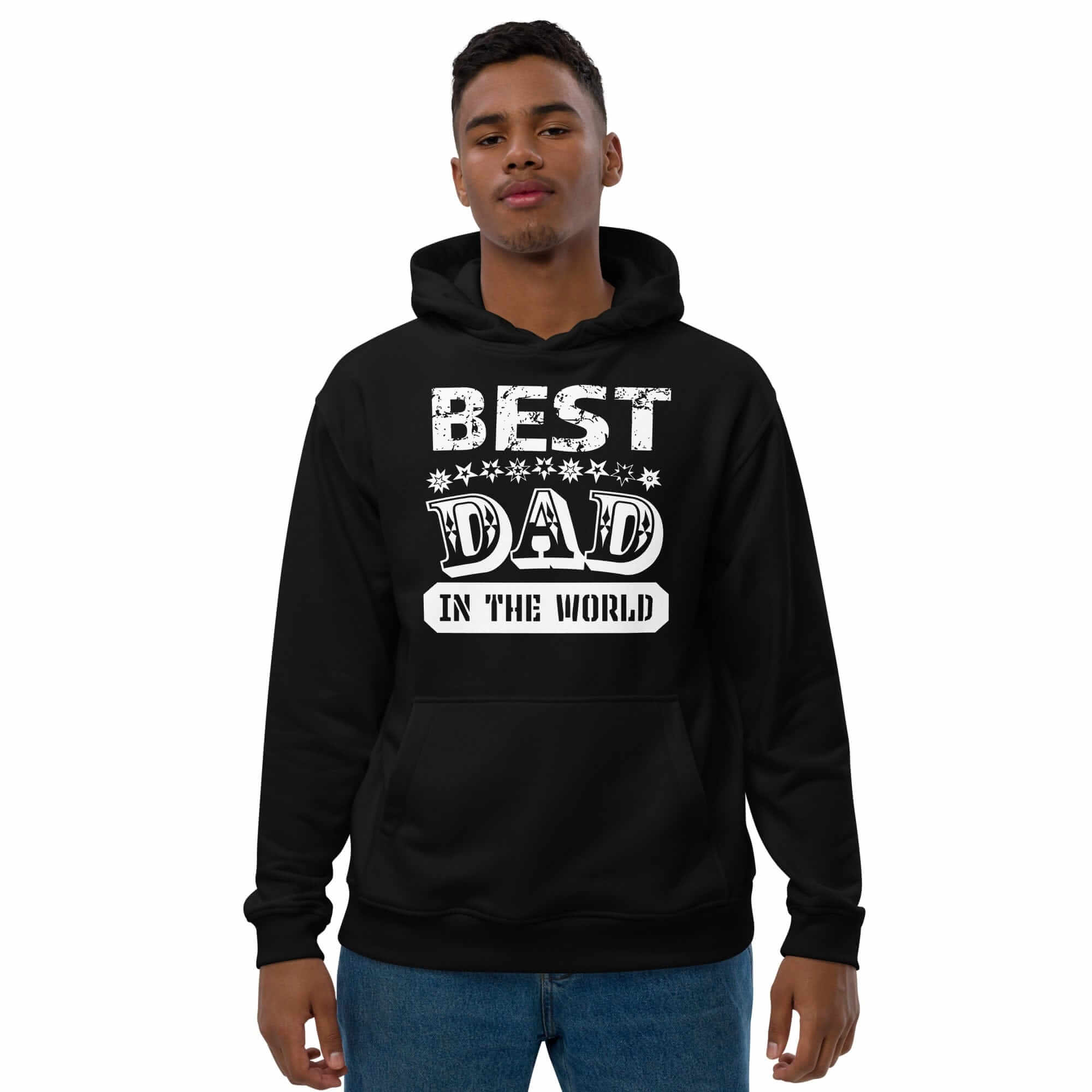 Best Dad In The World Father's Day Gift Ideas Eco Hoodie - Black, Li-Jacobs, $ 83.50