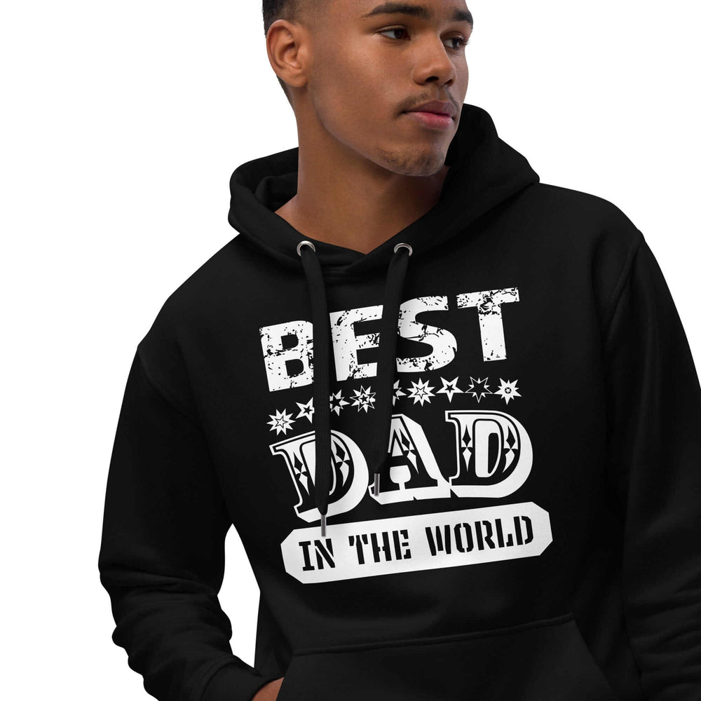 Best Dad In The World Father's Day Gift Ideas Eco Hoodie - Black, Hoodies, $ 83.50, A Moment Of Now™