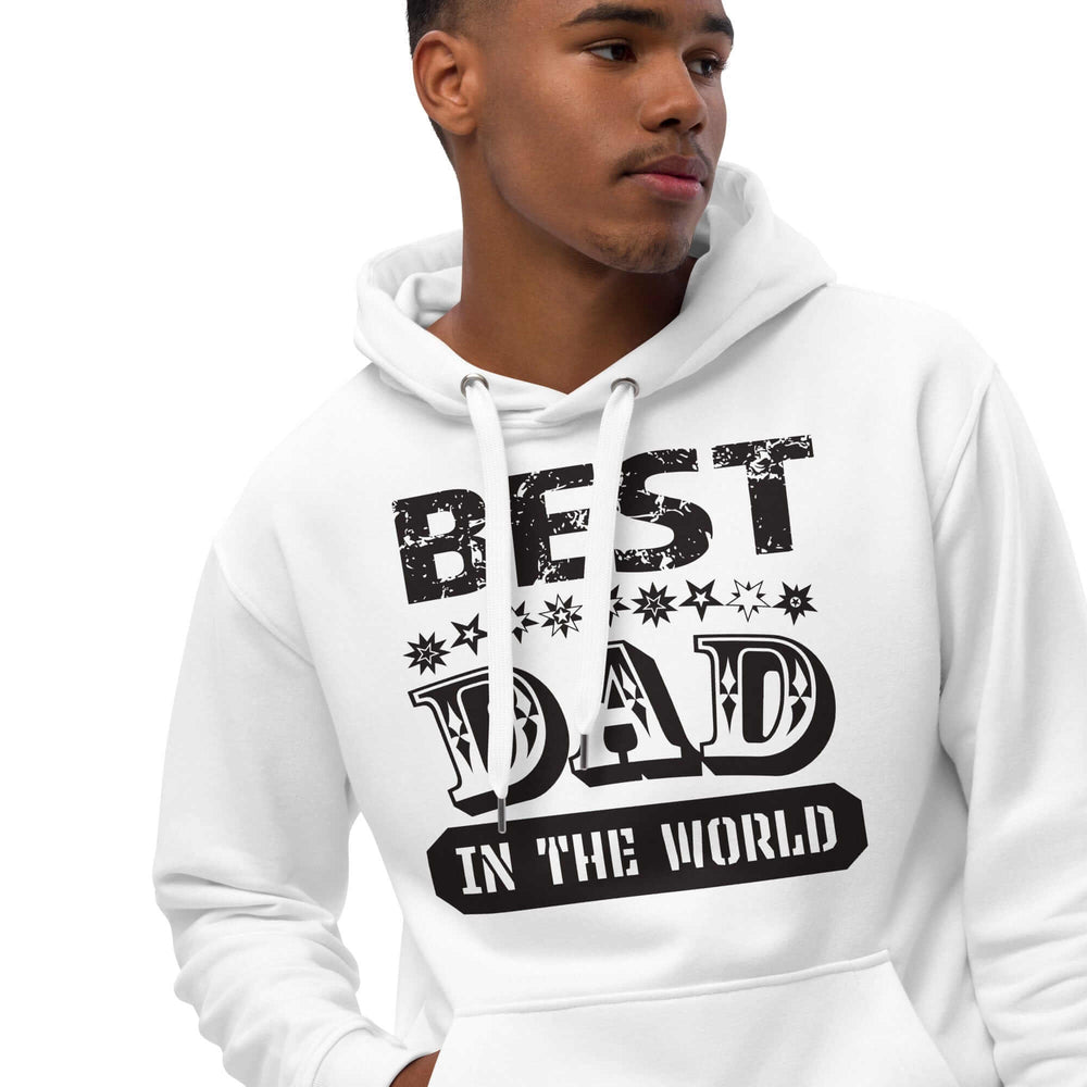 Best Dad In The World Father's Day Gift Ideas Eco Hoodie - White, Hoodies, $ 83.50, A Moment Of Now™