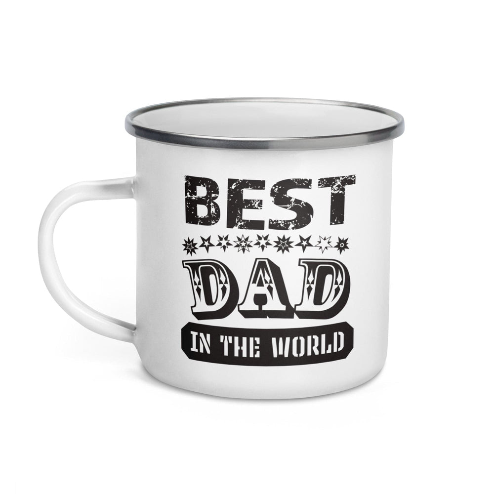 Best Dad In The World Father's Day Gift Ideas Enamel Mug, Mugs, $ 27.00, A Moment Of Now™