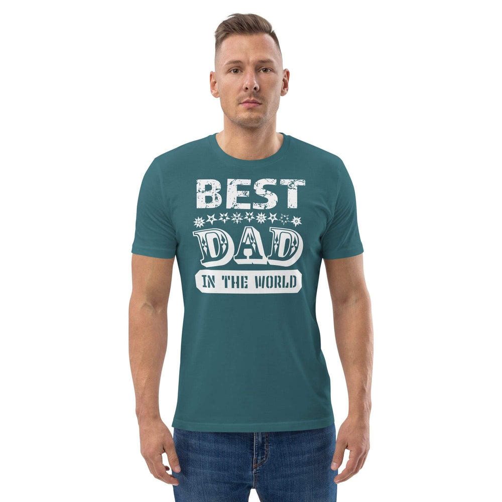 Best Dad In The World Father's Day Gift Ideas Organic Cotton T-shirt, T-shirts, $ 42.00, A Moment Of Now™