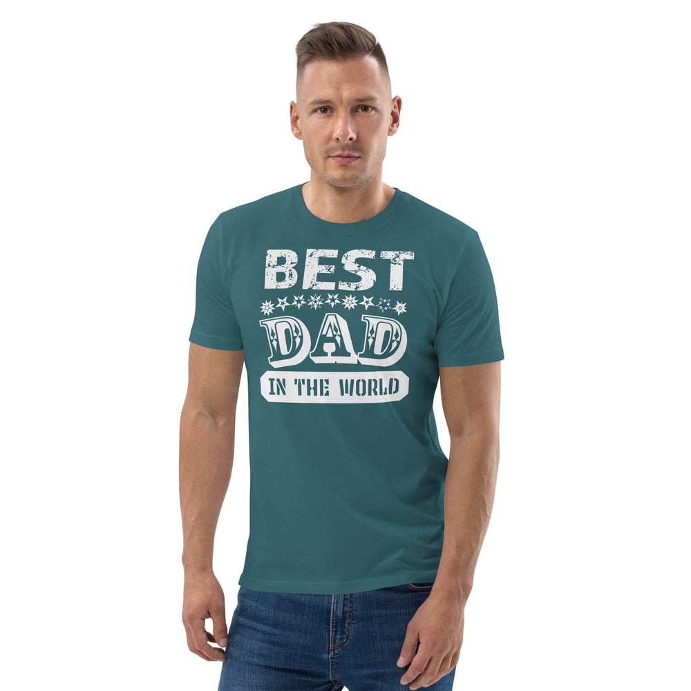 Best Dad In The World Father's Day Gift Ideas Organic Cotton T-shirt, T-shirts, $ 42.00, A Moment Of Now™
