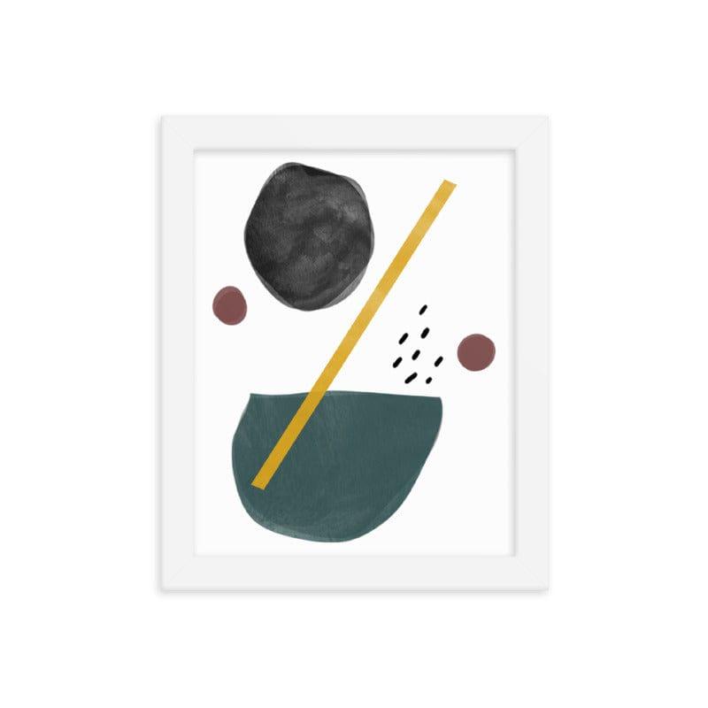Beto Uncertain Abstract Shape Minimal Mid Century Scandi Art Matte Poster, Poster, $ 33.00, A Moment Of Now™