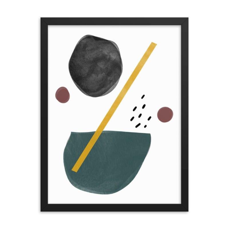 Beto Uncertain Abstract Shape Minimal Mid Century Scandi Art Matte Poster, Poster, $ 33.00, A Moment Of Now™