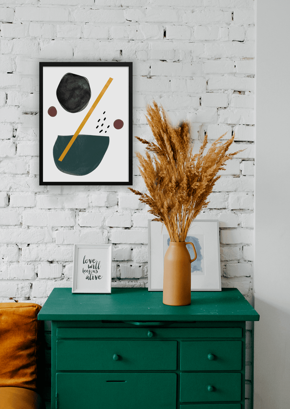 Beto Uncertain Abstract Shape Minimal Mid Century Scandi Art Matte Poster, Poster, $ 33.00, A Moment Of Now™