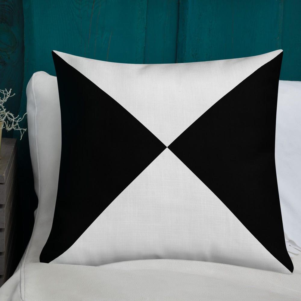 Black And White Geometry Modern Premium Decorative Accent Throw Pillow Cushion, Throw Pillows, $ 64.50, A Moment Of Now™