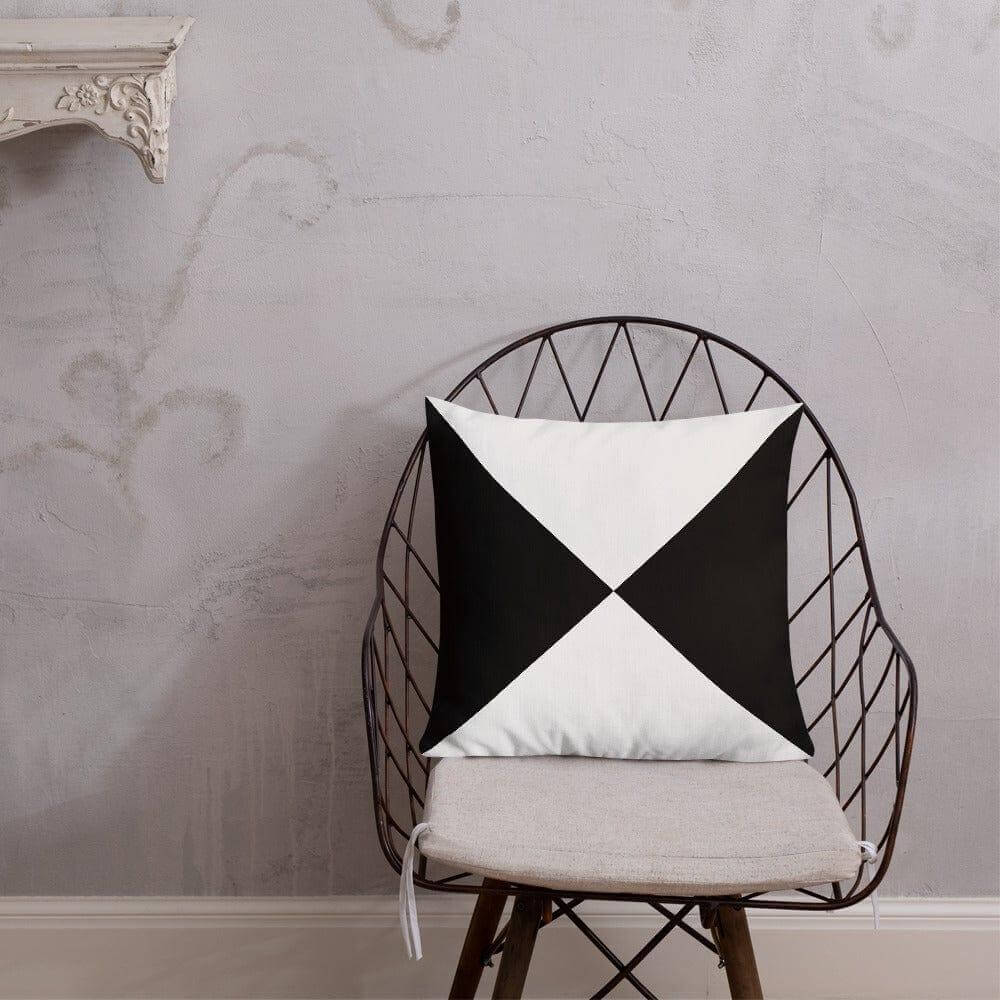 Black And White Geometry Modern Premium Decorative Accent Throw Pillow Cushion, Throw Pillows, $ 64.50, A Moment Of Now™