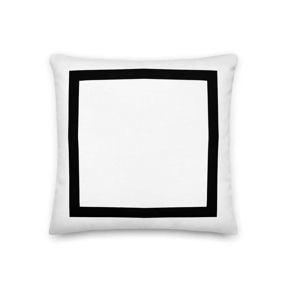 Handmade Border Frame Premium Decorative Throw Pillow Cushion Premium Pillow, A Moment Of Now, $ 60.00
