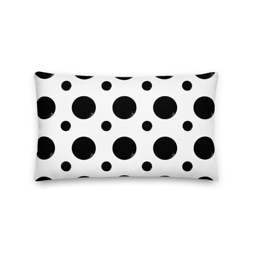 Black Polka Dots Geometric Premium Decorative Accent Throw Pillow Pillows A Moment Of Now Women’s Boutique Clothing Online Lifestyle Store