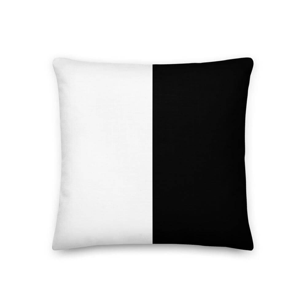 Black Polka Dots on White Premium Decorative Accent Throw Pillow Cushion, Pillow, $ 61.50, A Moment Of Now™