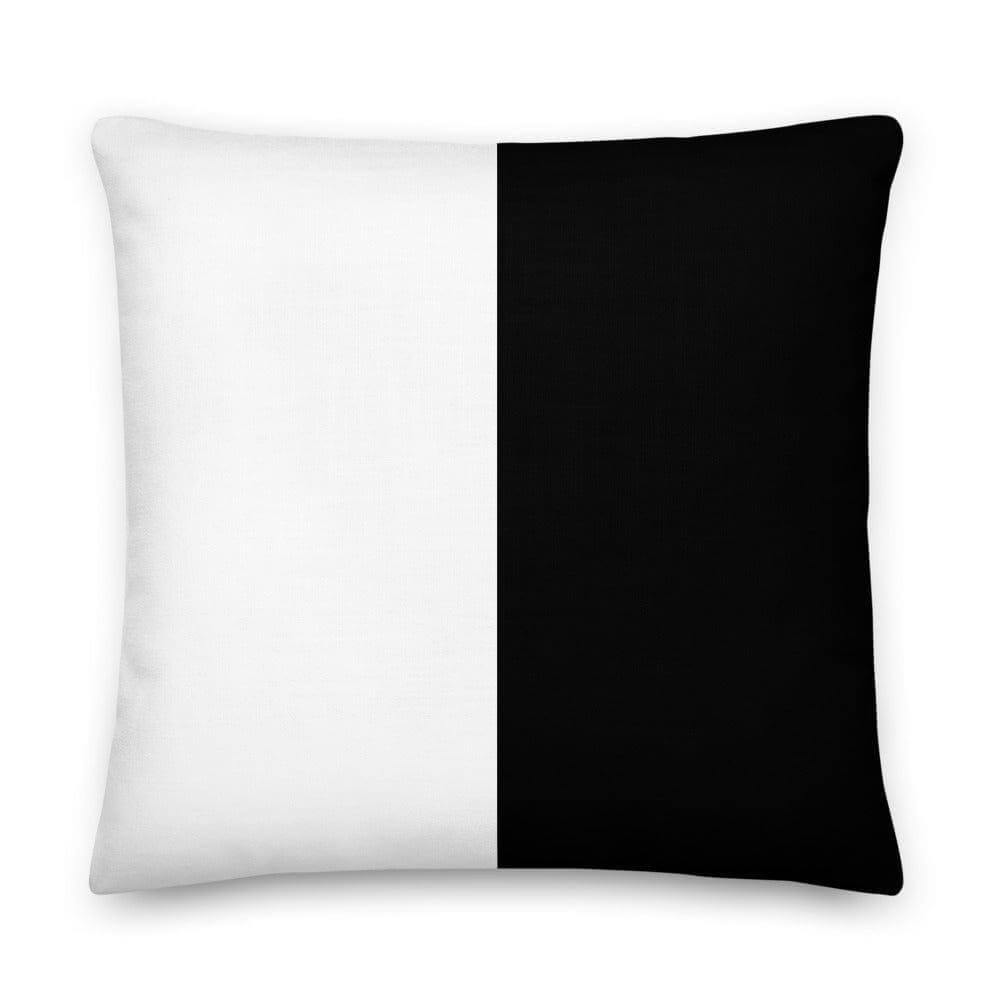 Black Polka Dots on White Premium Decorative Accent Throw Pillow Cushion, Pillow, $ 61.50, A Moment Of Now™