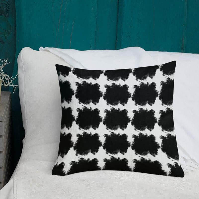 Black Spots Geometric Premium Decorative Accent Throw Pillow, A Moment Of Now, $ 55.00