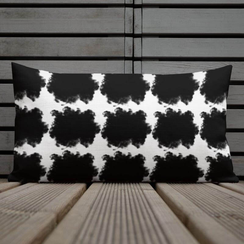 Black Spots Geometric Premium Decorative Accent Throw Pillow, A Moment Of Now, $ 55.00