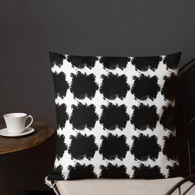 Black Spots Geometric Premium Decorative Accent Throw Pillow, A Moment Of Now, $ 55.00