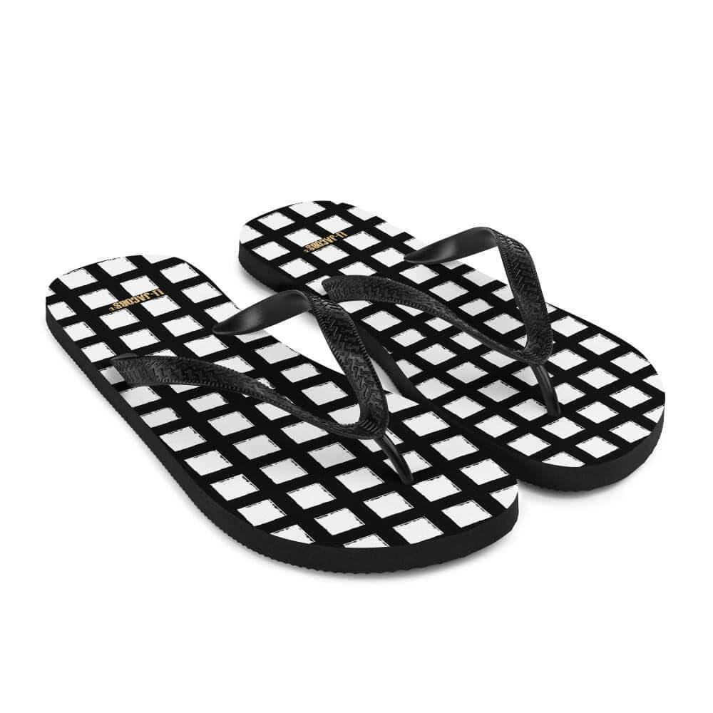 Black Square Flip-Flops, Flip Flops, $ 30.48, A Moment Of Now™