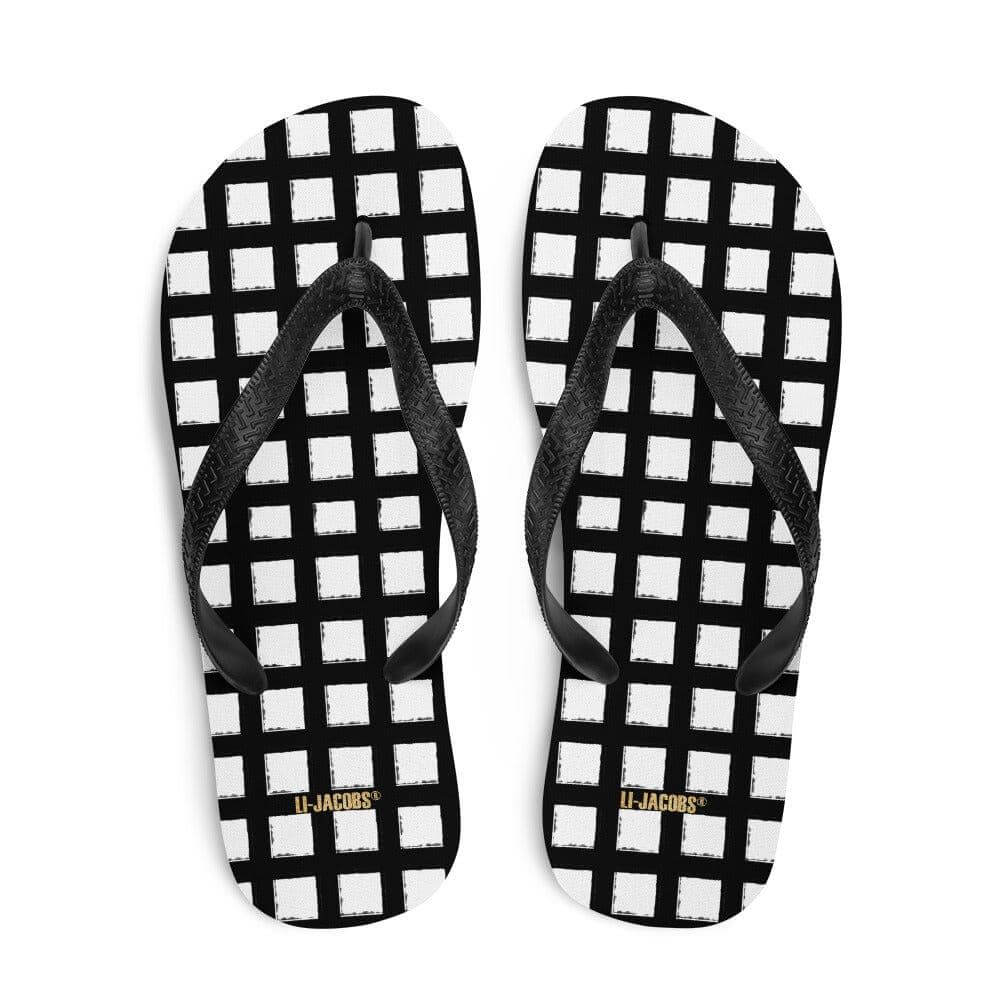 Black Square Flip-Flops, Flip Flops, $ 30.48, A Moment Of Now™