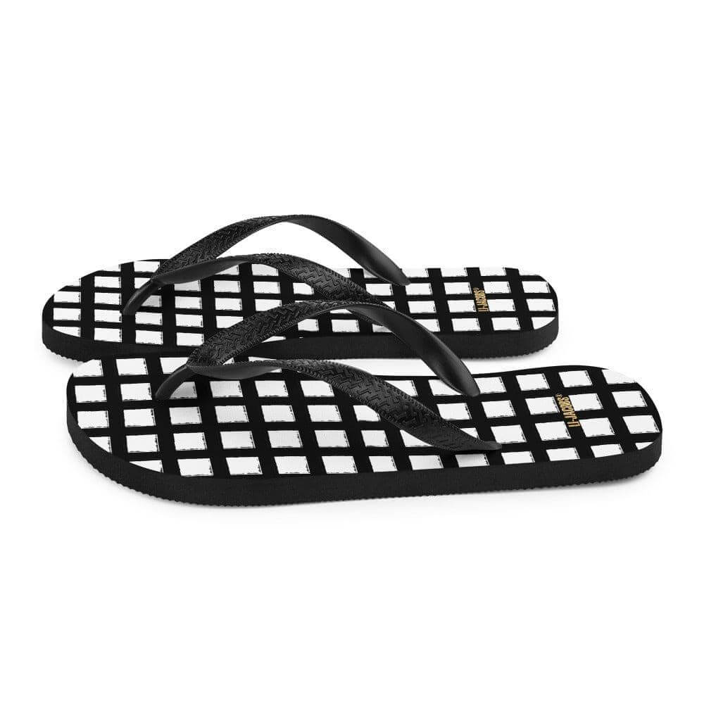 Black Square Flip-Flops, Flip Flops, $ 30.48, A Moment Of Now™