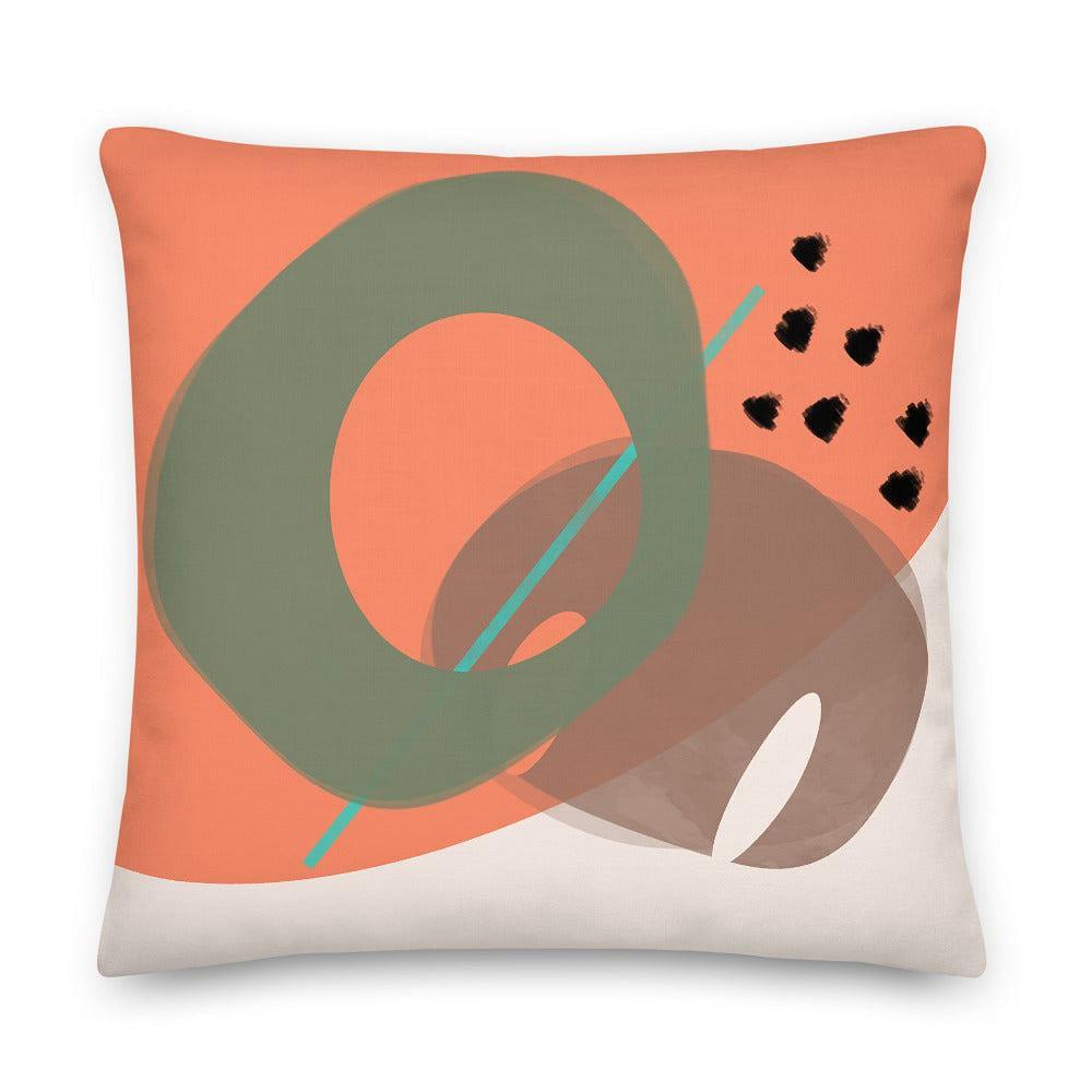 Blake Abstract Art Geometric Decorative Throw Pillow Cushion, A Moment Of Now, $ 71.50
