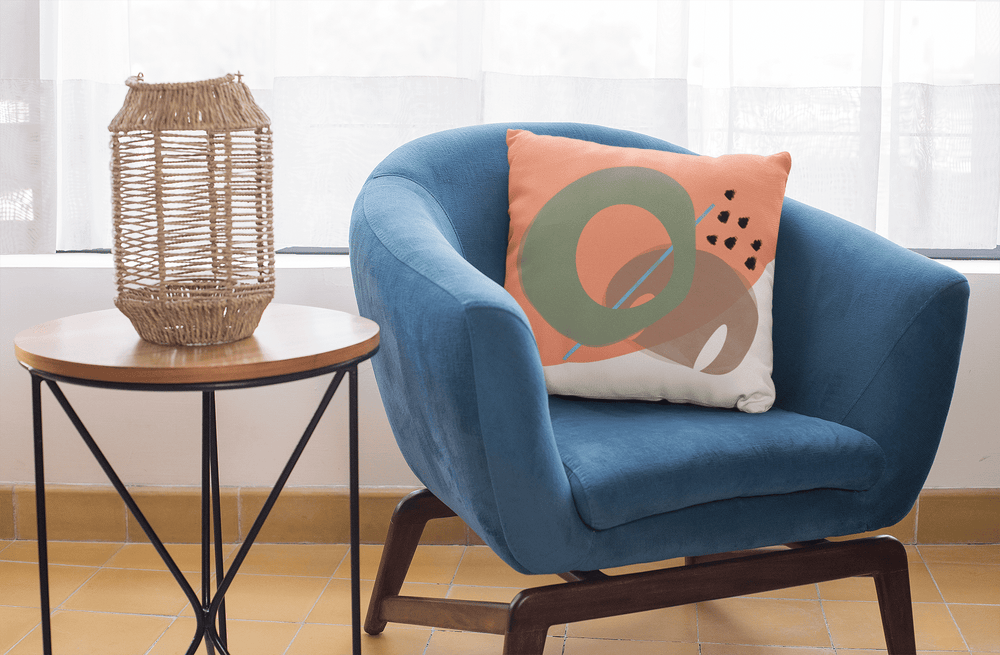 Blake Abstract Art Geometric Decorative Throw Pillow Cushion, Pillow, $ 64.50, A Moment Of Now™