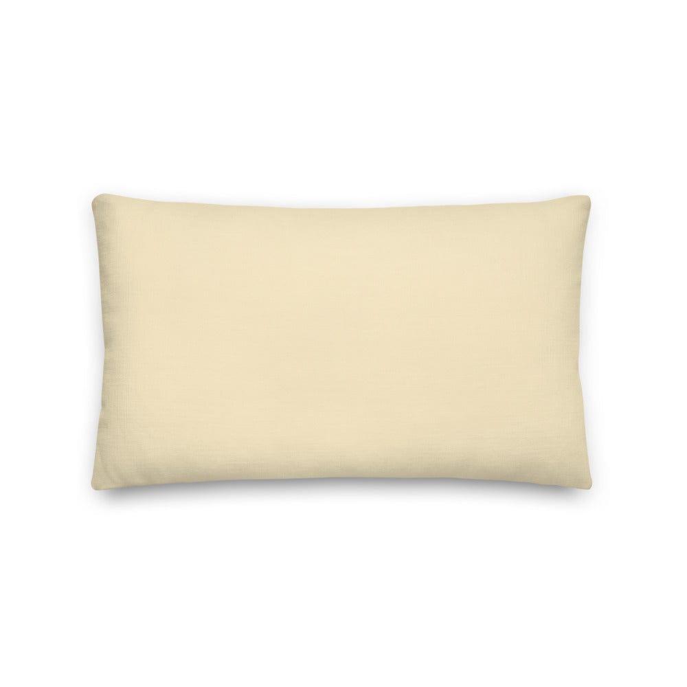 Blanched Almond Brighten Up Beige Pillow | Warm Neutral Decor, Throw Pillows, $ 61.50, A Moment Of Now™