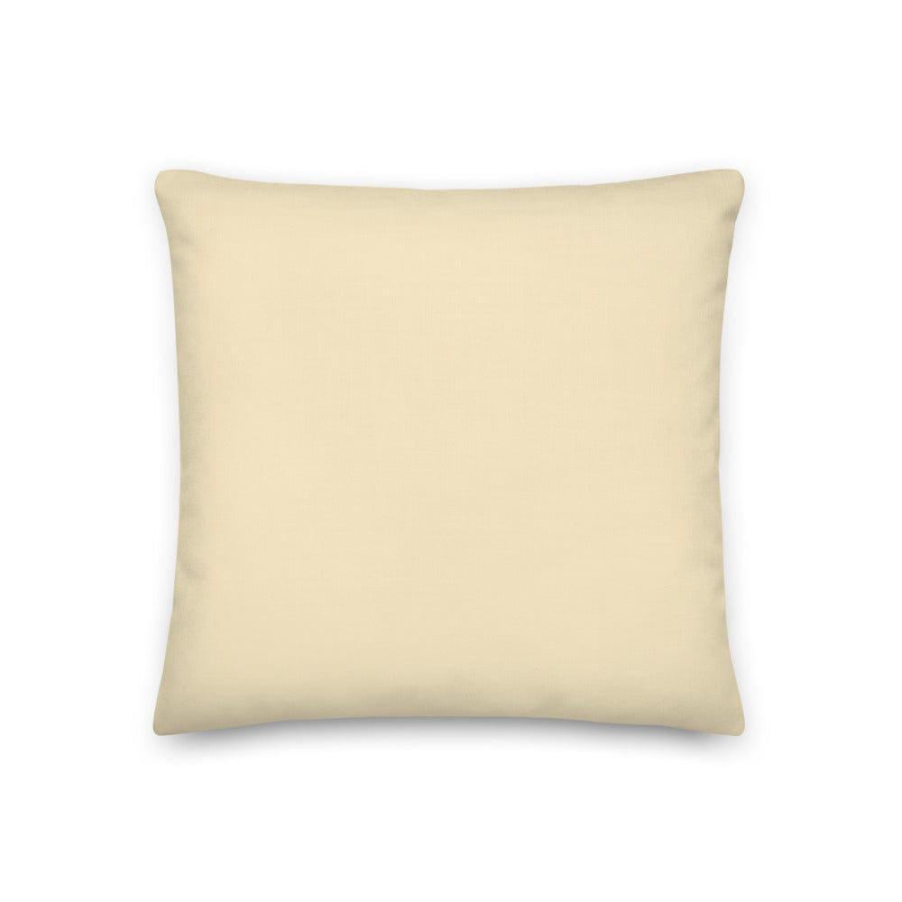Blanched Almond Brighten Up Beige Pillow | Warm Neutral Decor, Throw Pillows, $ 61.50, A Moment Of Now™