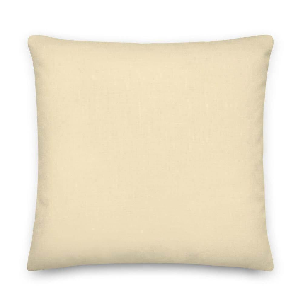 Blanched Almond Brighten Up Beige Pillow | Warm Neutral Decor, Throw Pillows, $ 61.50, A Moment Of Now™