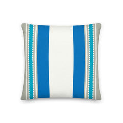 Blue Island Stripes Decorative Throw Accent Pillow Cushion Pillow A Moment Of Now Women’s Boutique Clothing Online Lifestyle Store