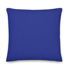 Blue (Pigment) Solid Color Decorative Throw Pillow Cushion Pillow A Moment Of Now Women’s Boutique Clothing Online Lifestyle Store