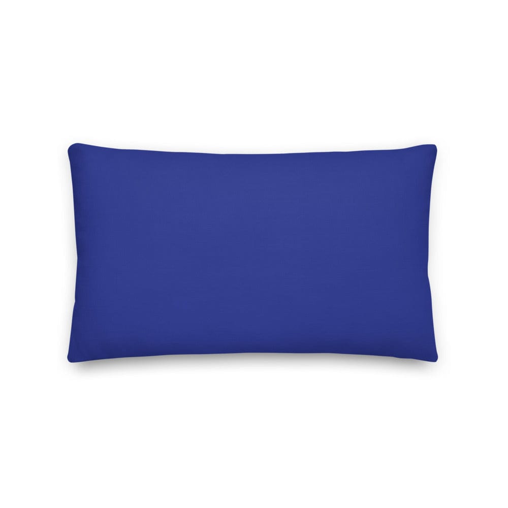 Blue (Pigment) Solid Color Decorative Throw Pillow Cushion Pillow A Moment Of Now Women’s Boutique Clothing Online Lifestyle Store