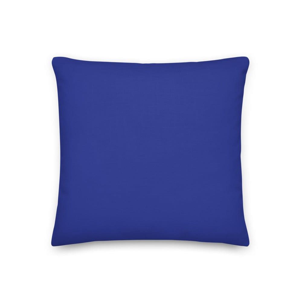 Blue (Pigment) Solid Color Decorative Throw Pillow Cushion, Pillow, $ 61.50, A Moment Of Now™