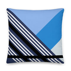 Shop Blue Sky And Sea Geometric Decorative Throw Accent Pillow Cushion, Pillow, USA Boutique