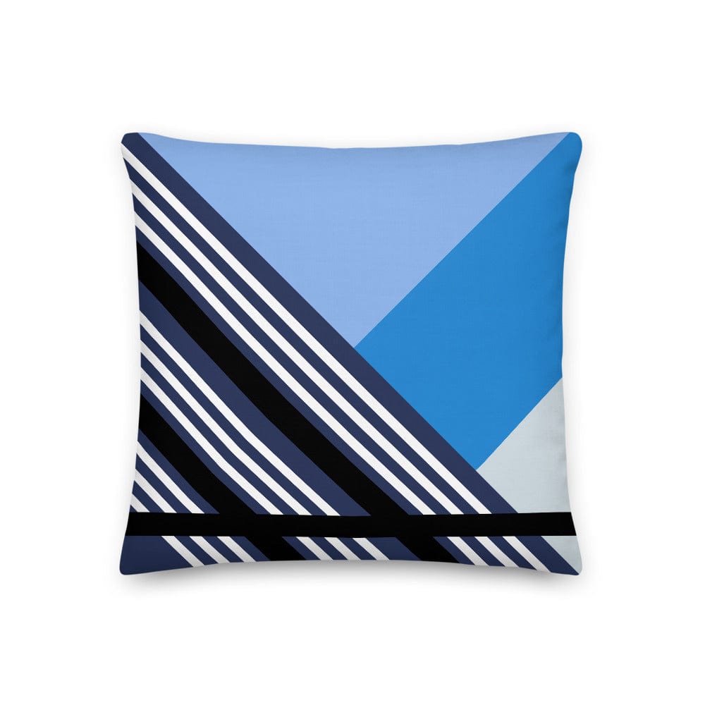 Shop Blue Sky And Sea Geometric Decorative Throw Accent Pillow Cushion, Pillow, USA Boutique