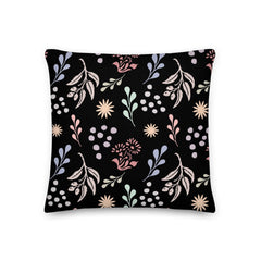 Shop Bohemian Christy Decorative Throw Pillow Cushion - Black, Pillow, USA Boutique