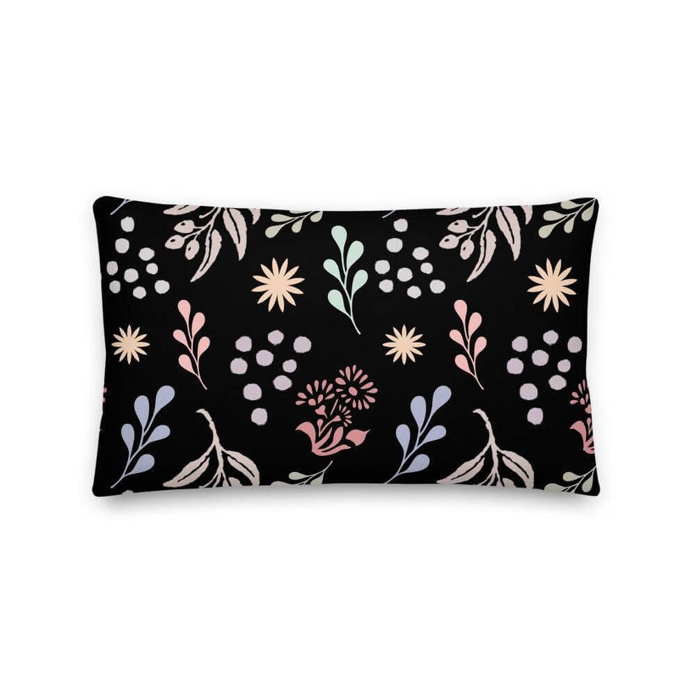 Bohemian Christy Decorative Throw Pillow Cushion - Black, Pillow, $ 64.50, A Moment Of Now™