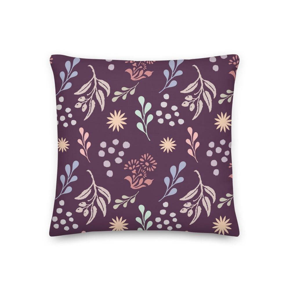 Bohemian Christy Decorative Throw Pillow Cushion - Dark Byzantium Purple, Pillow, $ 64.50, A Moment Of Now™