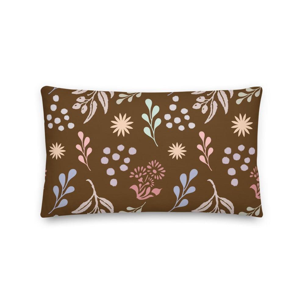 Bohemian Christy Pattern Decorative Throw Pillow Cushion - Dark Brown, Pillow, $ 64.50, A Moment Of Now™