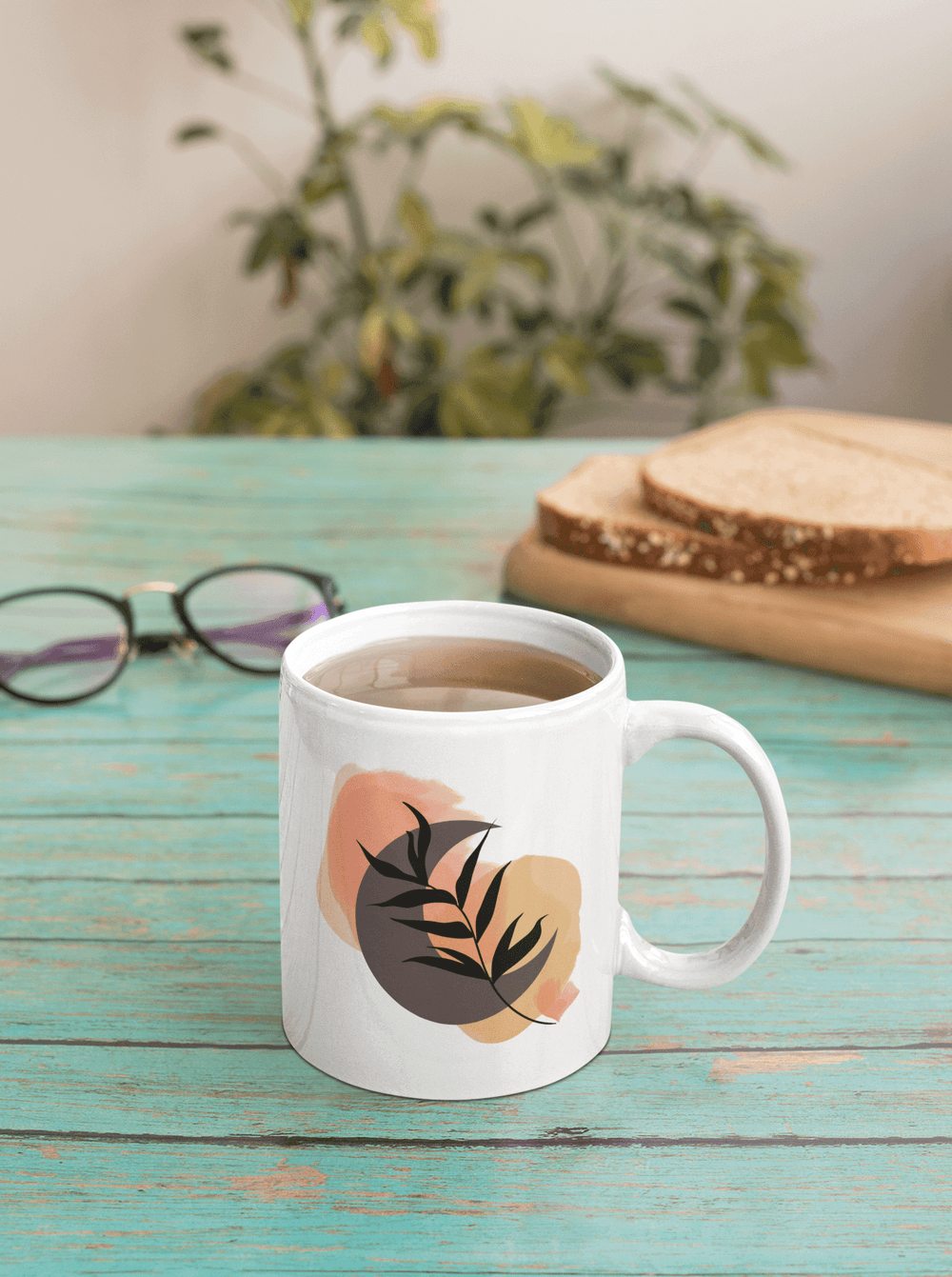 Bohemian Moon Night Abstract Modern Art Coffee Tea Cup Mug, Mug, $ 17.50, A Moment Of Now™