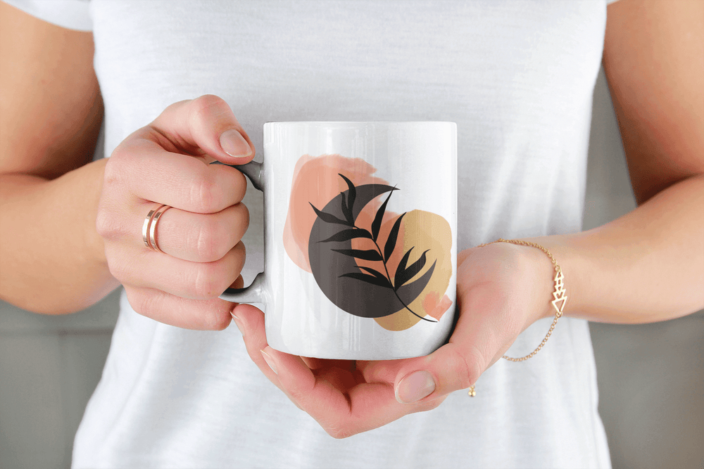 Bohemian Moon Night Abstract Modern Art Coffee Tea Cup Mug, Mug, $ 17.50, A Moment Of Now™