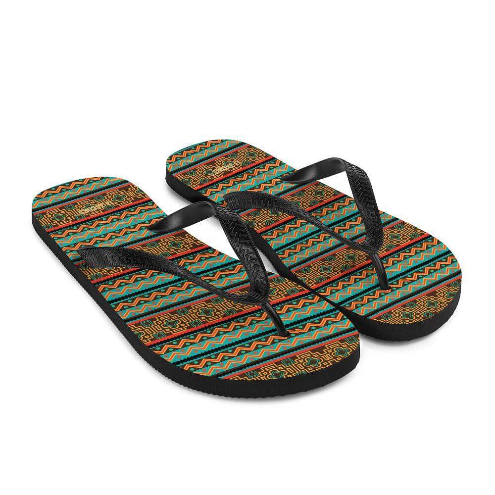 Bohemian Pattern Flip-Flops | Colorful Summer Beach Sandals, Flip Flops, $ 30.95, A Moment Of Now™