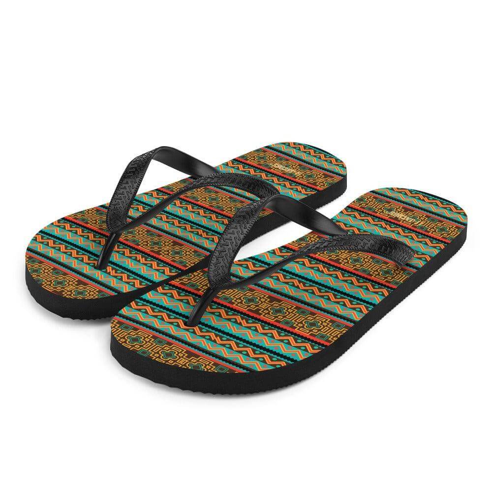 Bohemian Pattern Flip-Flops | Colorful Summer Beach Sandals, Flip Flops, $ 30.95, A Moment Of Now™
