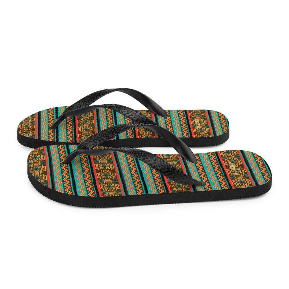Bohemian Pattern Flip-Flops | Colorful Summer Beach Sandals, Flip Flops, $ 30.95, A Moment Of Now™