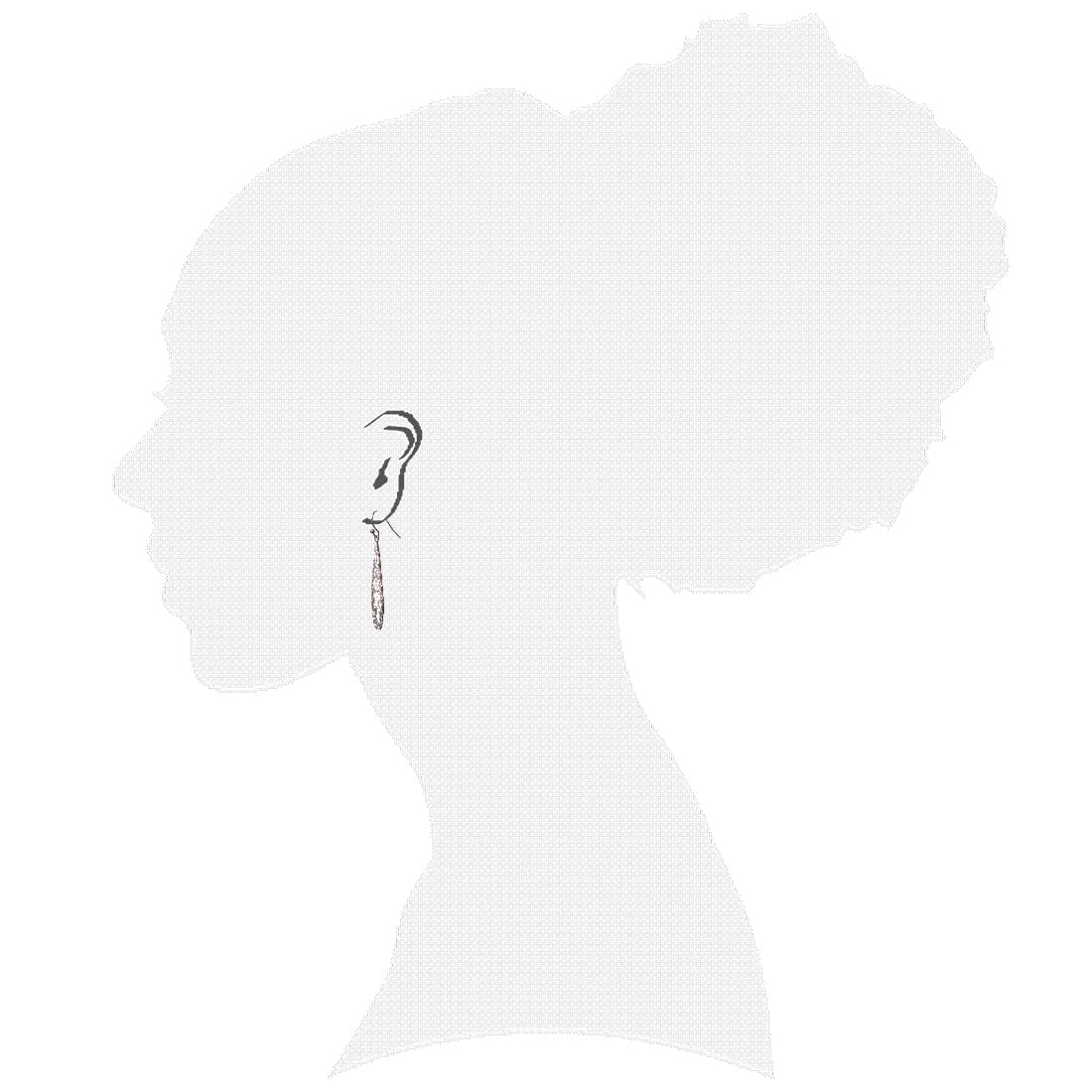 Shop Boho Minimalist Hand Hammered Feather Bar Drop Dangle Silver Earrings, Earrings, USA Boutique